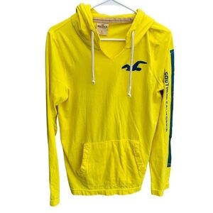 Hollister Hoodie Sweatshirt Spellout Bird Logo Size Small